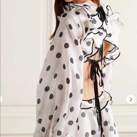 Zimmermann | Dresses | Zimmermann Lovestruck Polkadot Dress | Poshmark